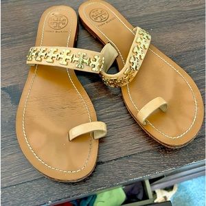 Tory Burch nude studded sandal
